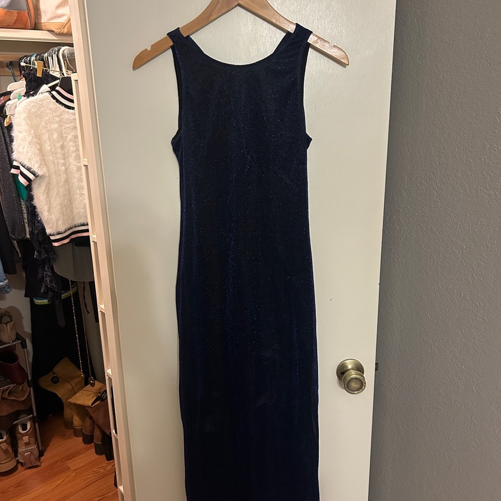MINKPINK Midnight Blue Maxi Dress